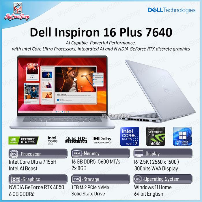 Dell Inspiron 16 Plus (7640) - Gambar 3